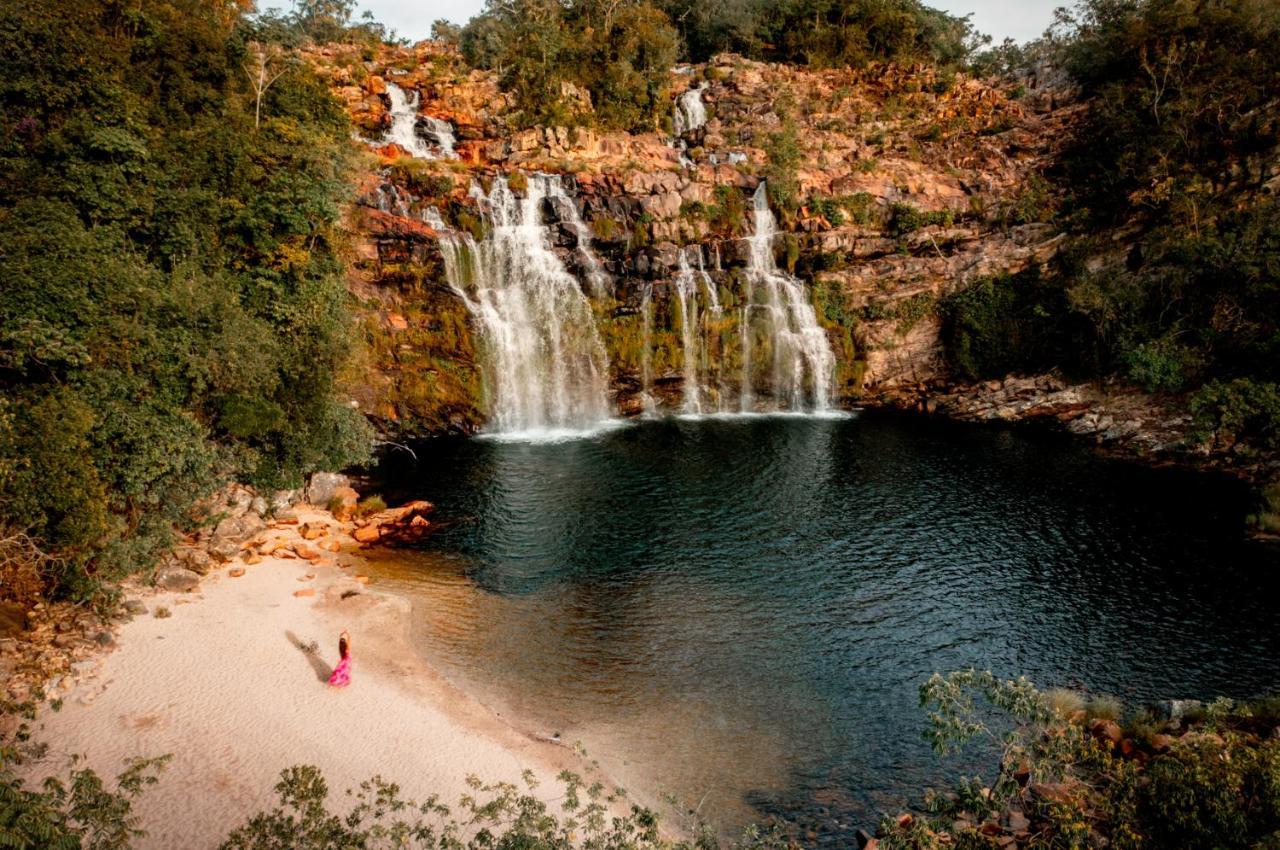 Pousada Cachoeira Poco Encantado Alto Paraíso de Goiás Dış mekan fotoğraf
